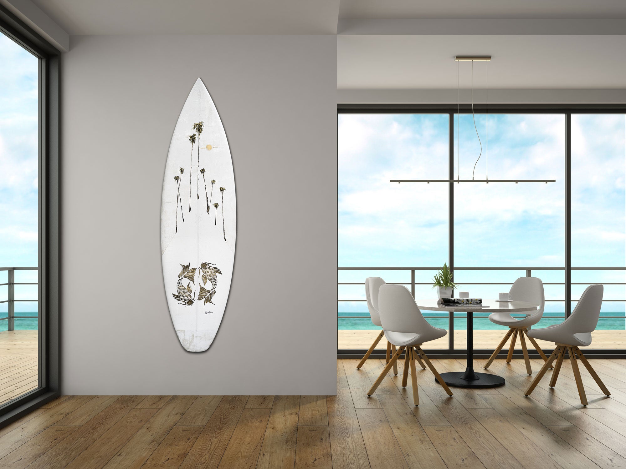 Big Fish on the Boulevard Surfboard