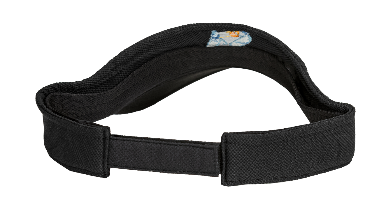 Black Visor / SA LOGO Blue