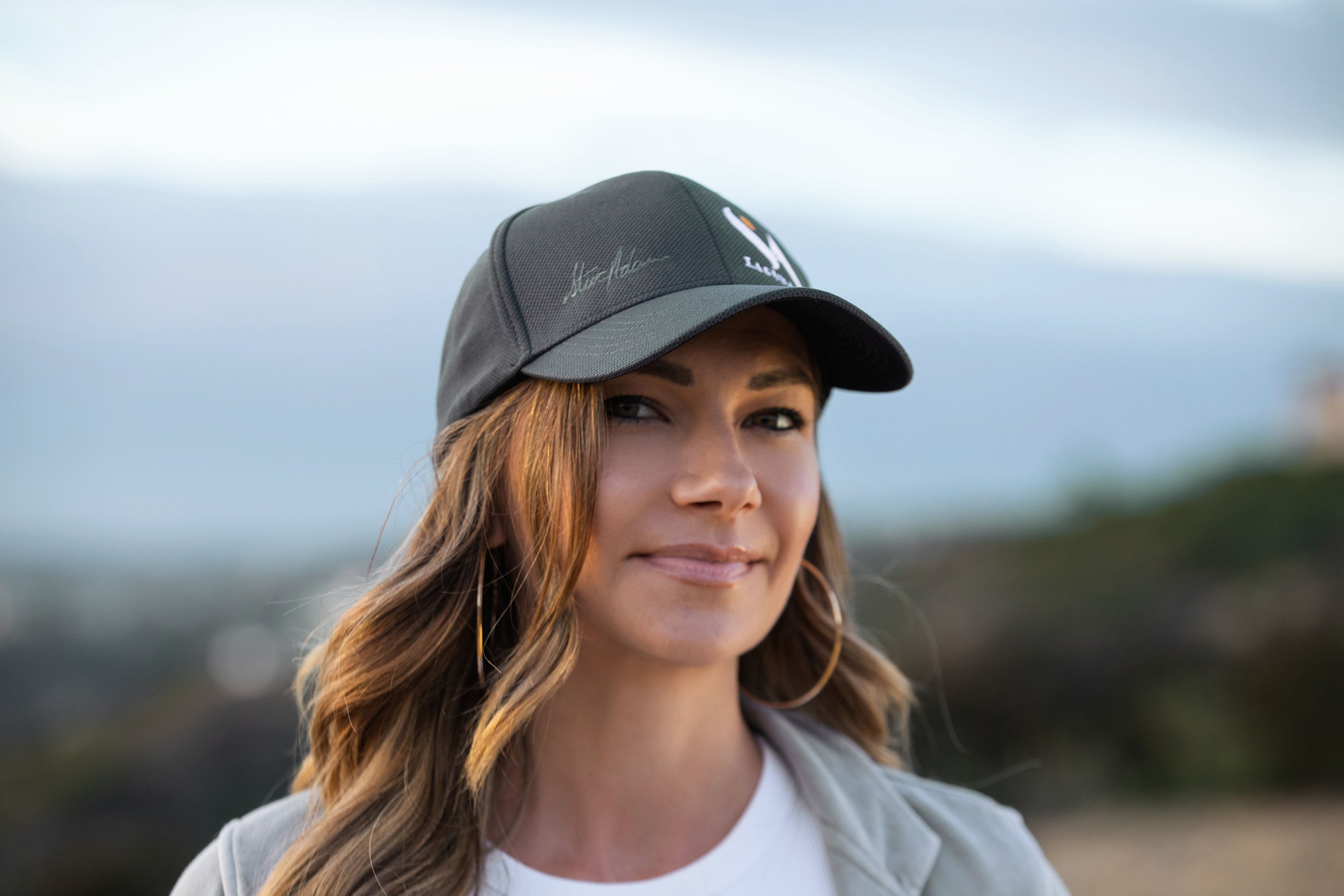 SA Laguna Beach Hat Graphite/White Logo