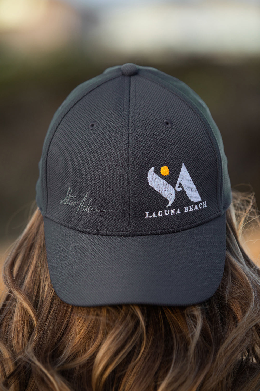SA Laguna Beach Hat Graphite/White Logo