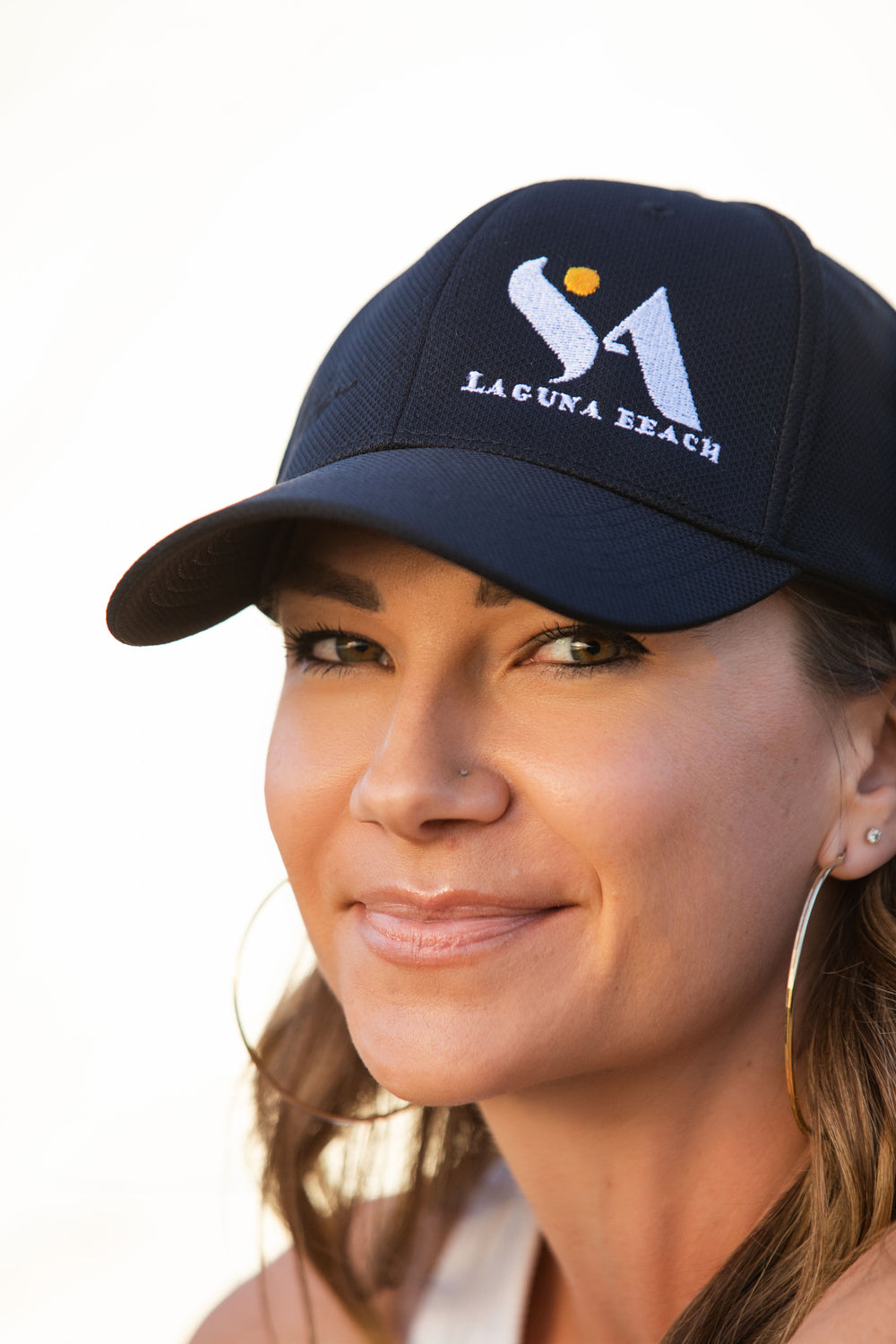 SA Laguna Beach Hat Black/White Logo
