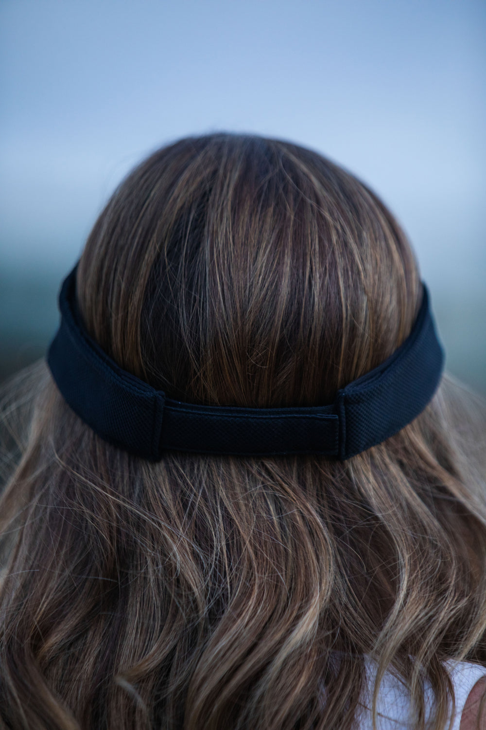 Black Visor / SA LOGO Blue