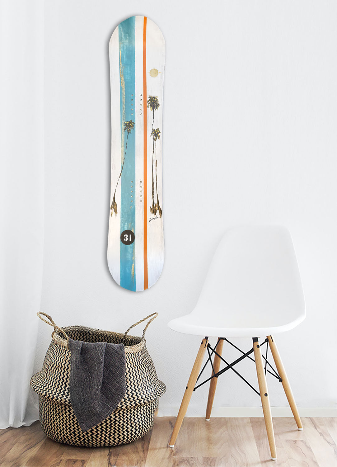 Retro 31 Snowboard Original Art