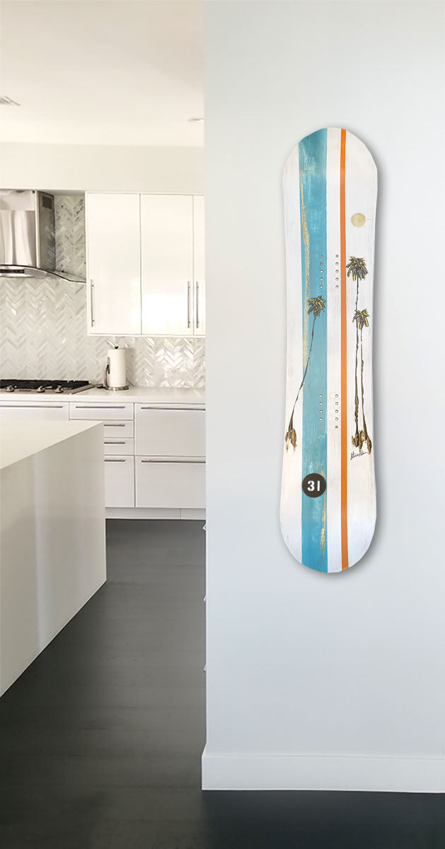 Retro 31 Snowboard Original Art
