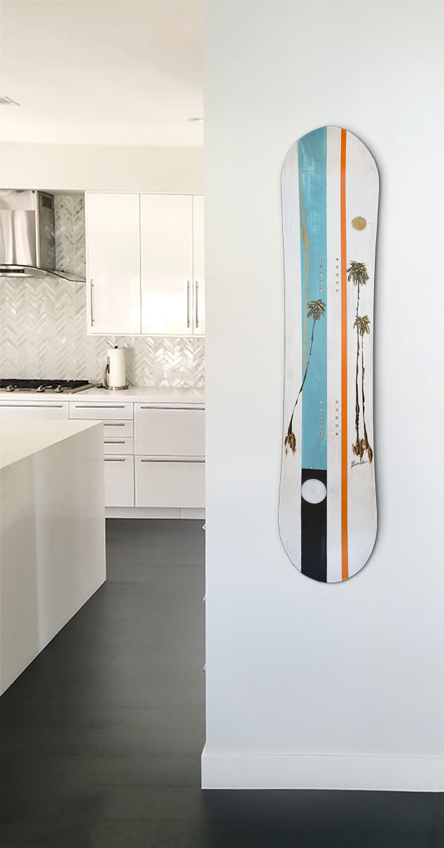 Retro Snowboard Original Art