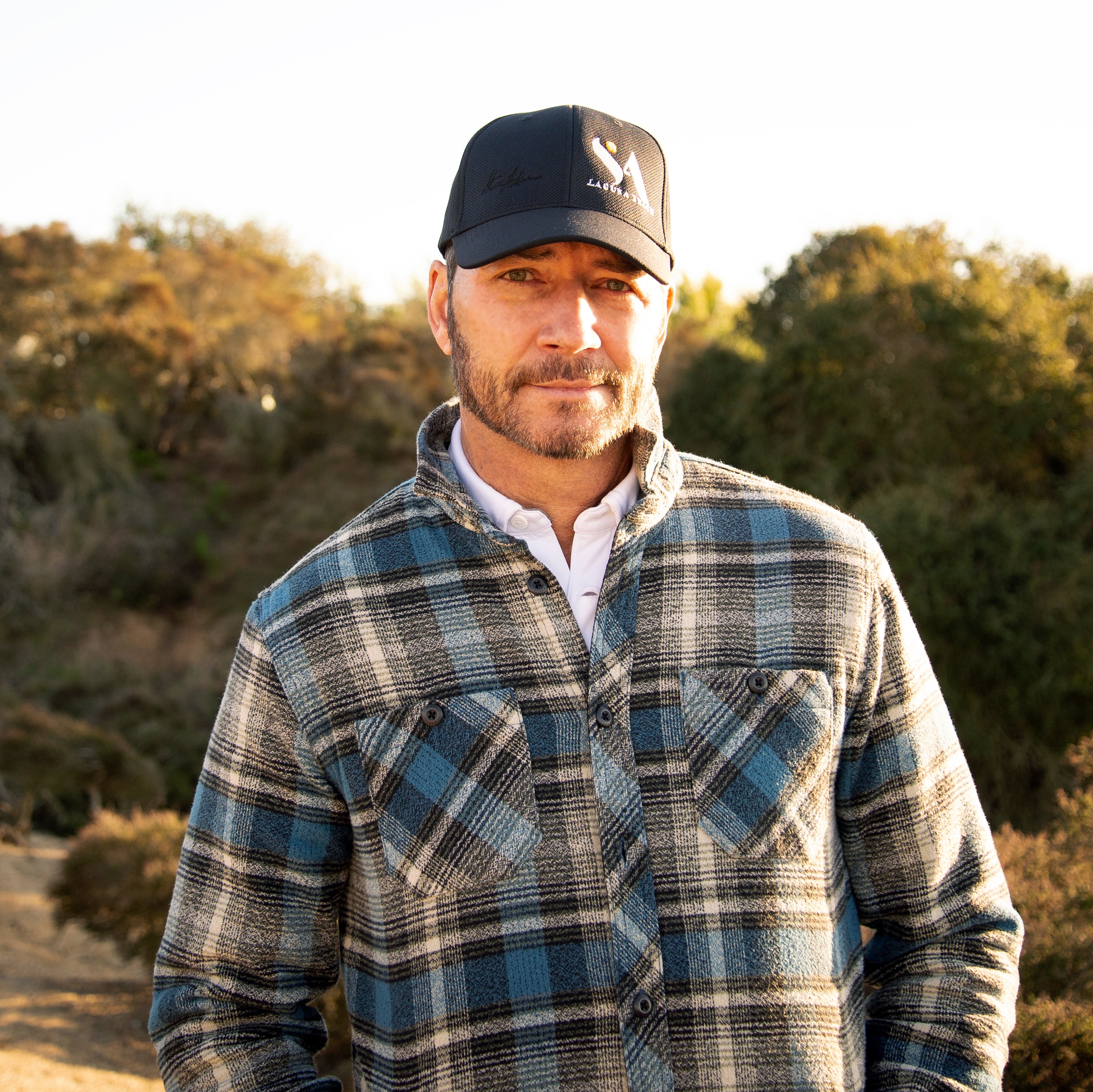 SA Laguna Beach Hat Black/White Logo