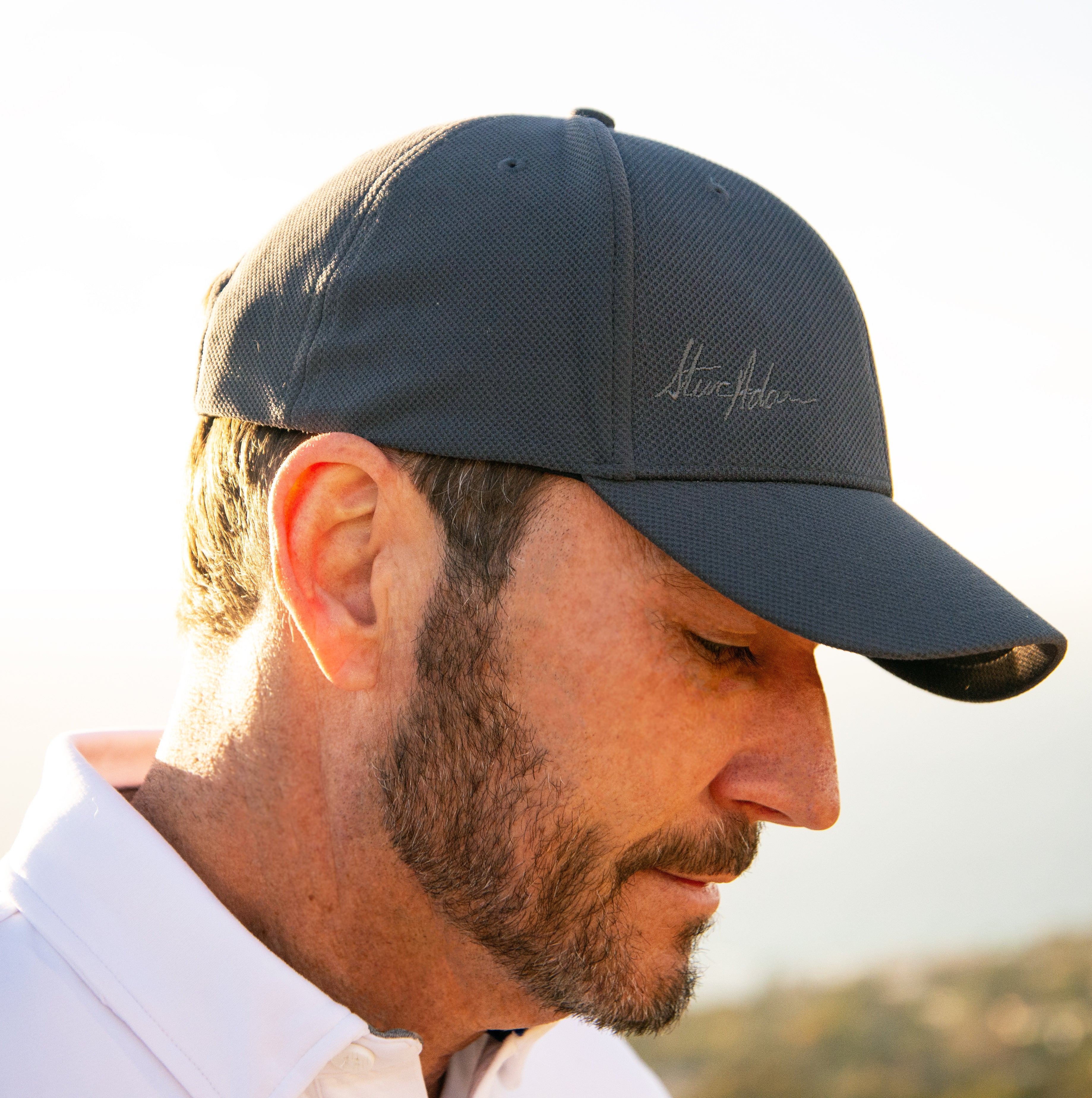 SA Laguna Beach Hat Graphite/Blue Logo