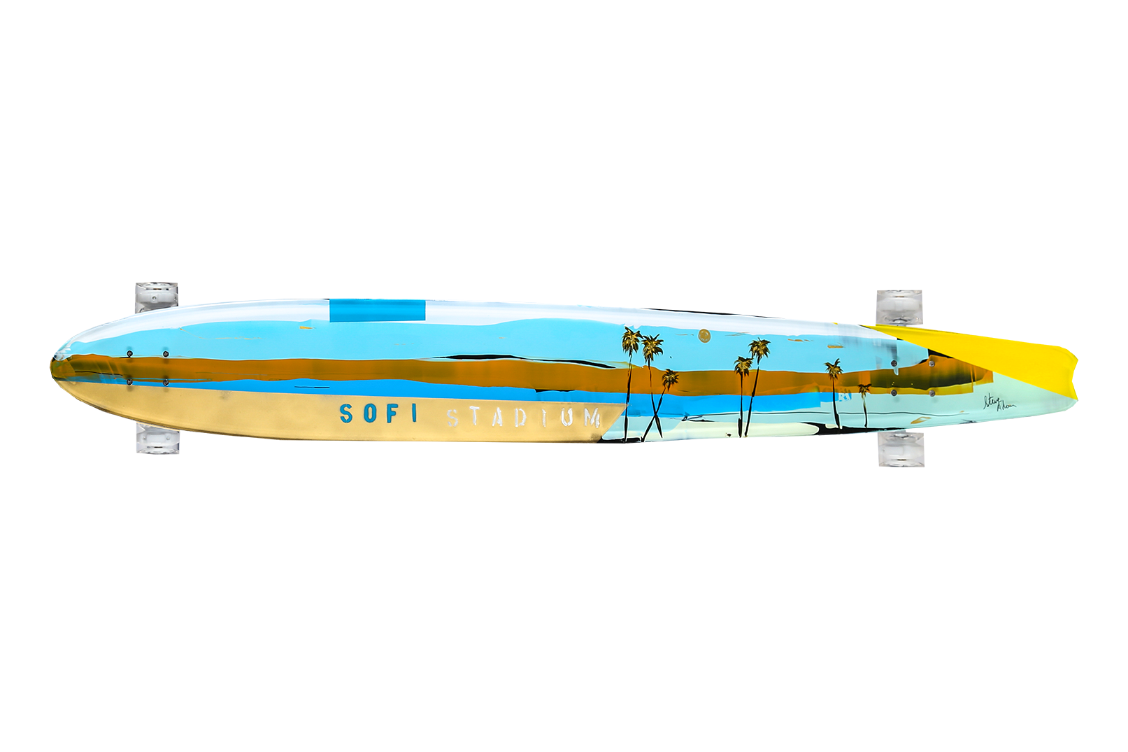 SoFi Golden Blaze Cruiser Wall Art