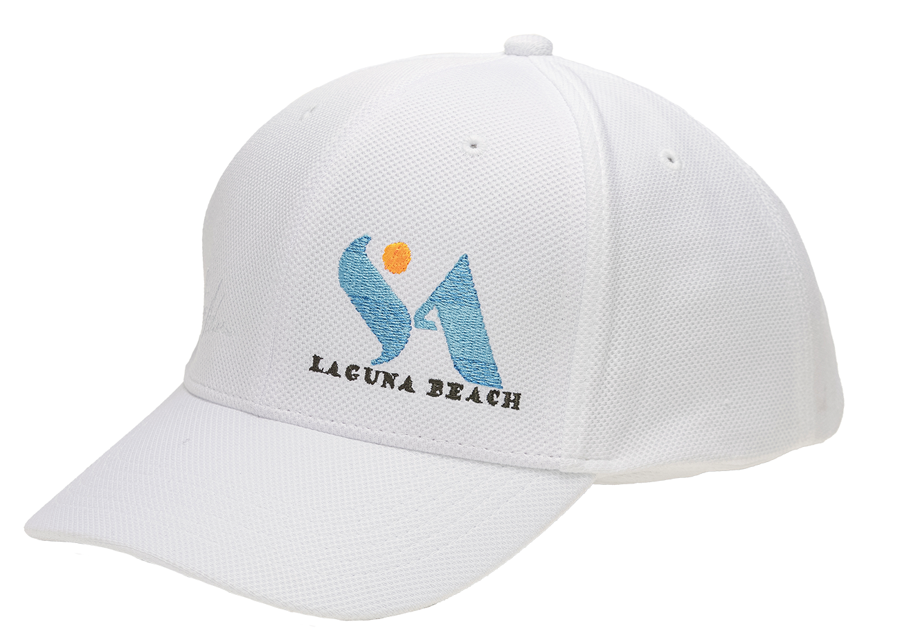 SA Laguna Beach Hat White/Blue Logo