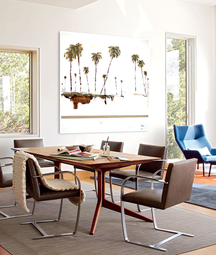 Commonplace with large Steve Adam painting