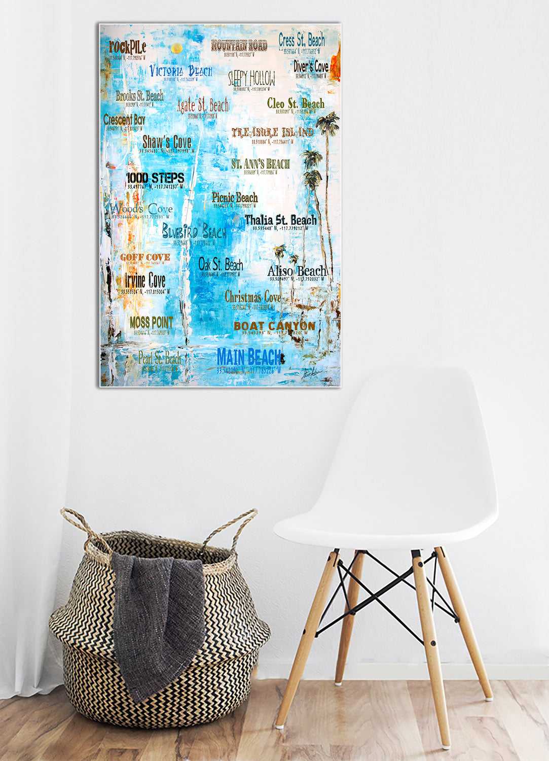 Laguna Beach Name Prints #02657