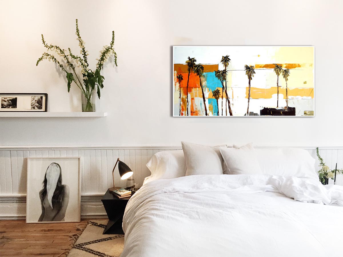 Steve Adam Painting in Bedroom