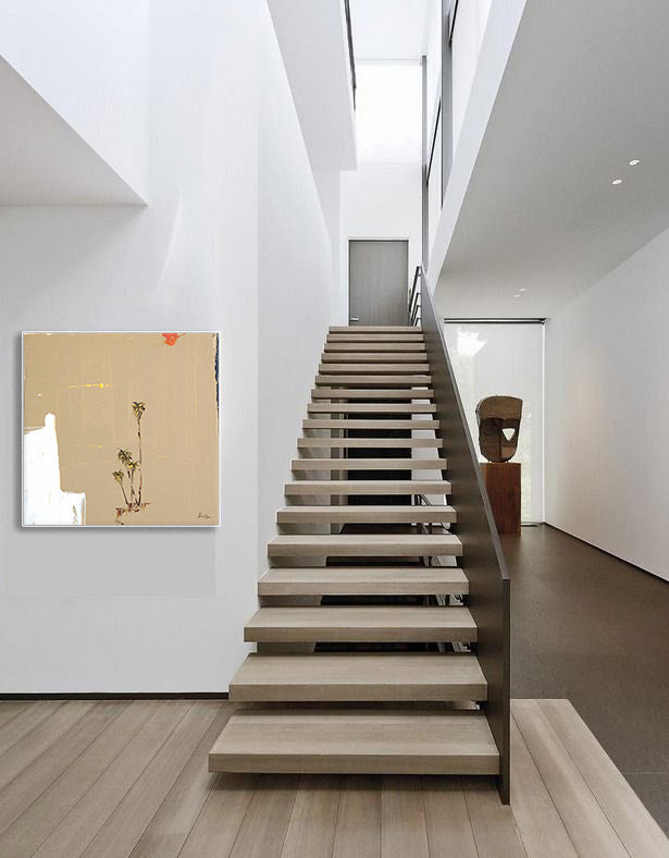 Steve Adam Painting in Hallway