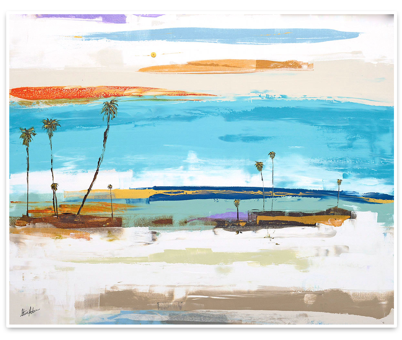 Coastal Abstract Impressionism - Steve Adam Gallery