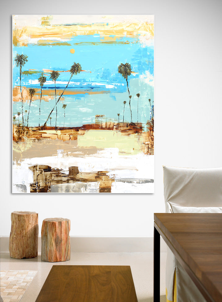 Steve Adam Art in Modern Home