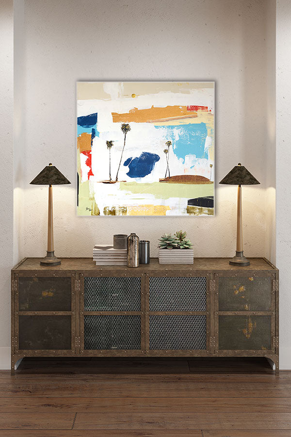 Abstract Art in Living Room