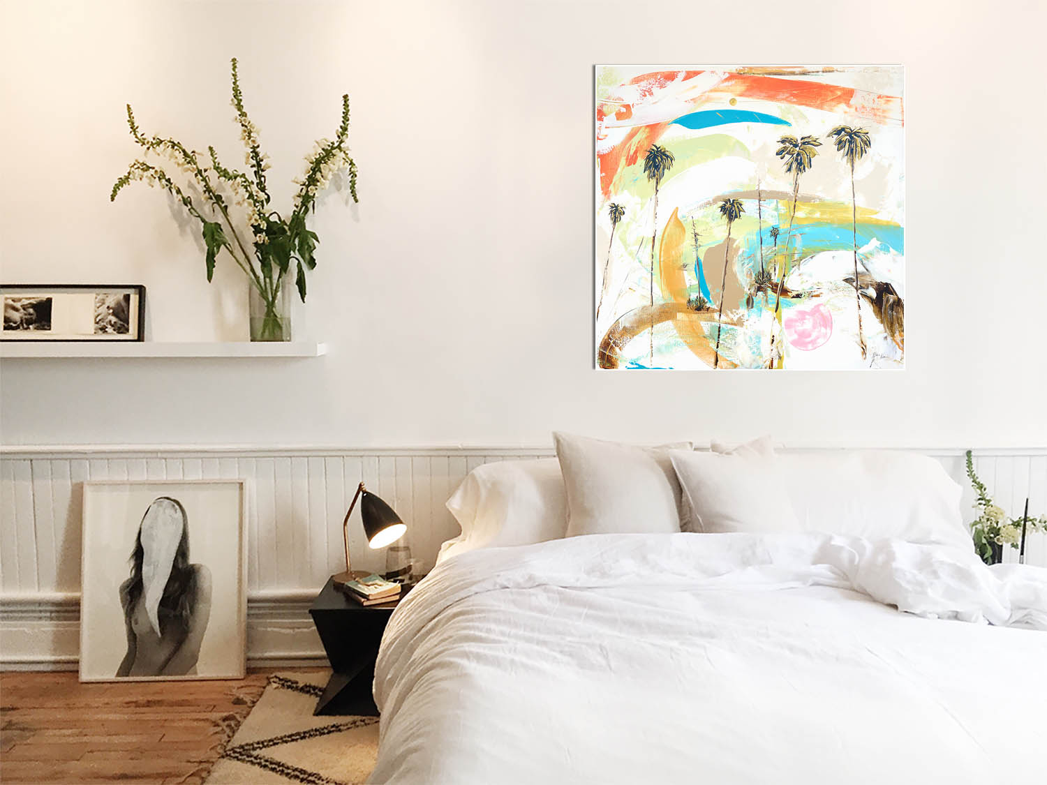 a vivid coastal modern abstract Steve Adam Original