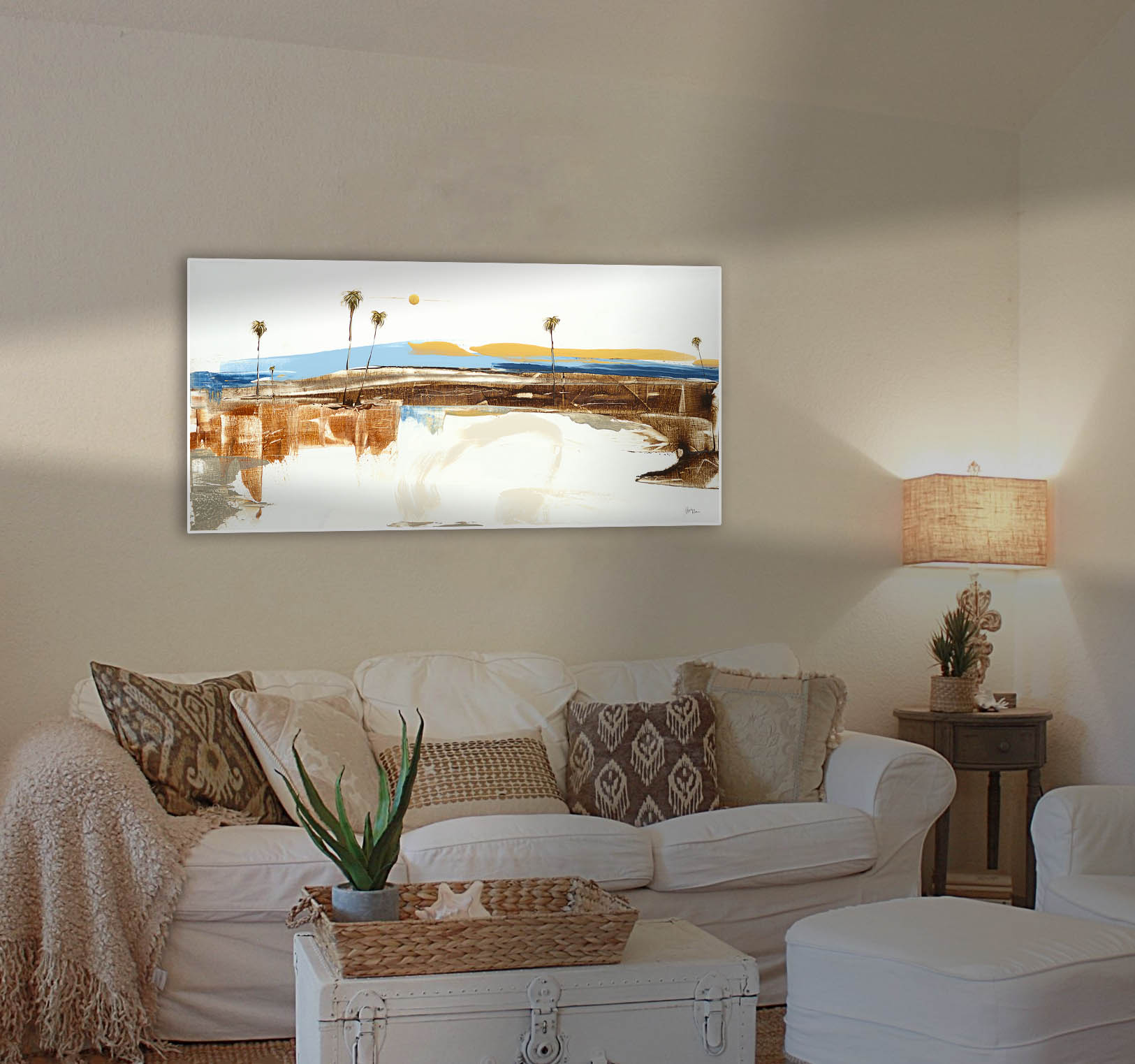 Steve Adam Art in Living Room