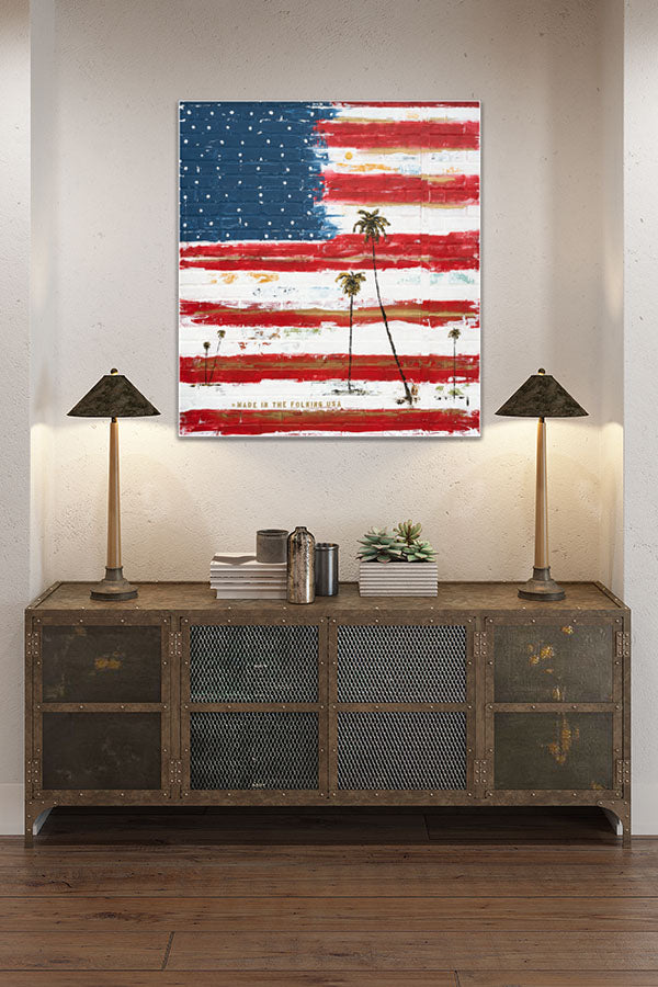 Made in the Folking USA Flag Prints