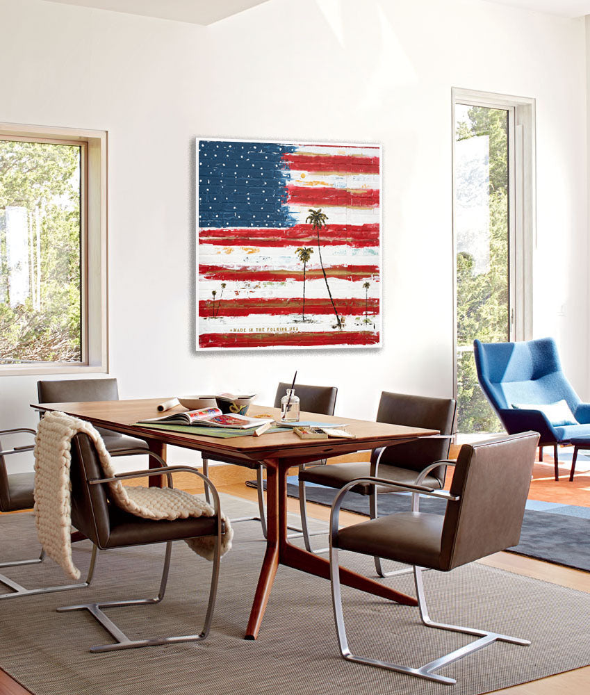 Made in the Folking USA Flag Prints