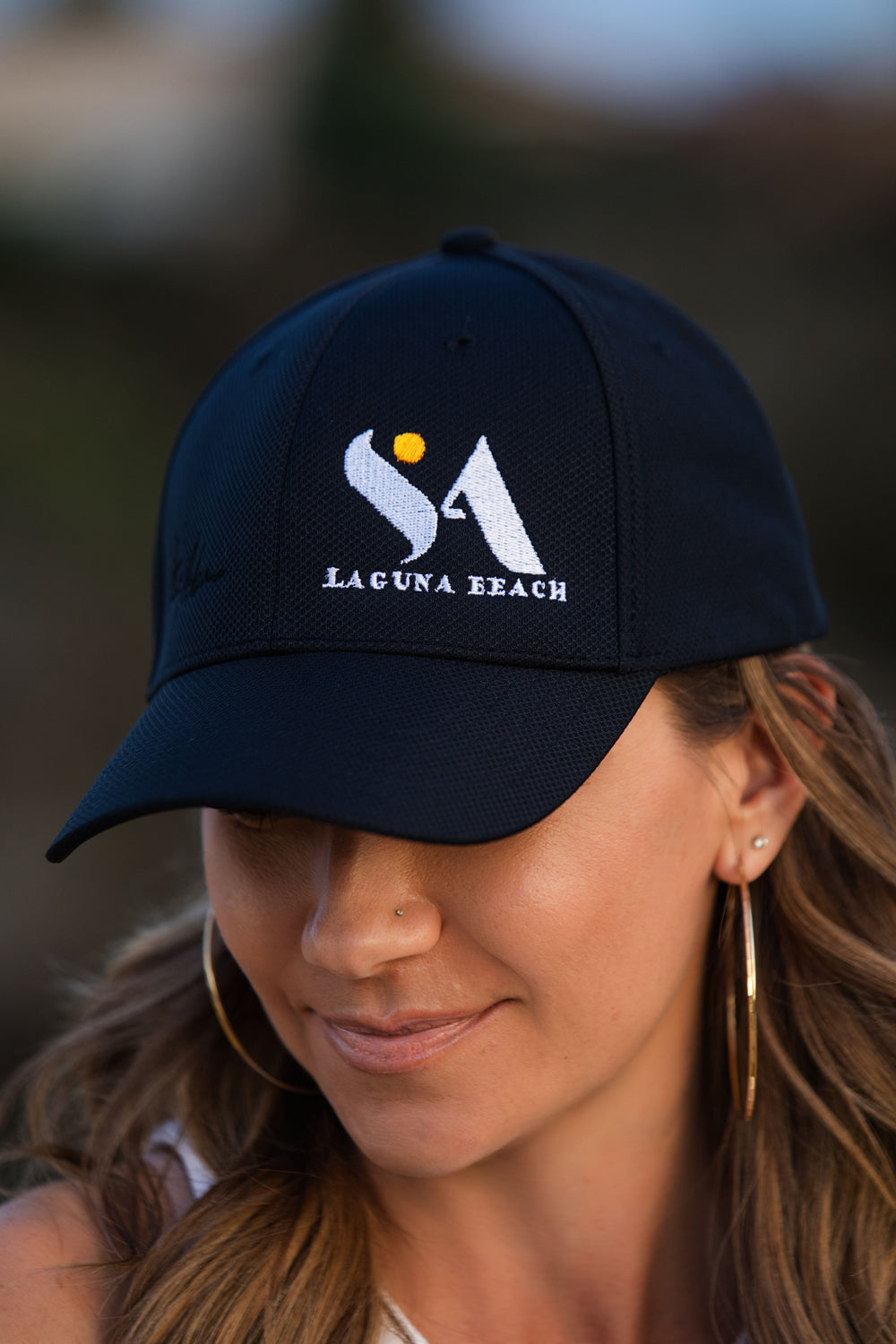 SA Laguna Beach Hat Black/White Logo