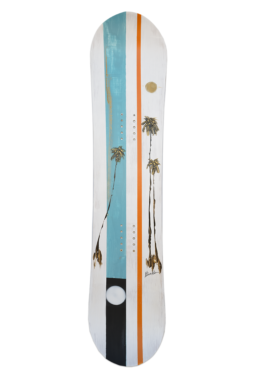 Retro Snowboard Original Art