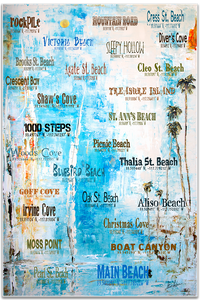 #02657 / Laguna Beach Name Prints