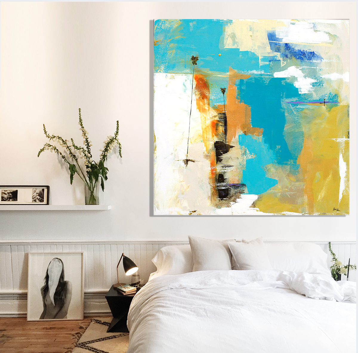 Abstract Painting on wall
