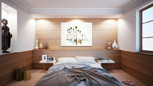 Steve Adam Palm Series in Modern Bedroom