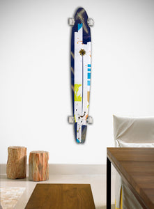Blue Milky Way Skateboard