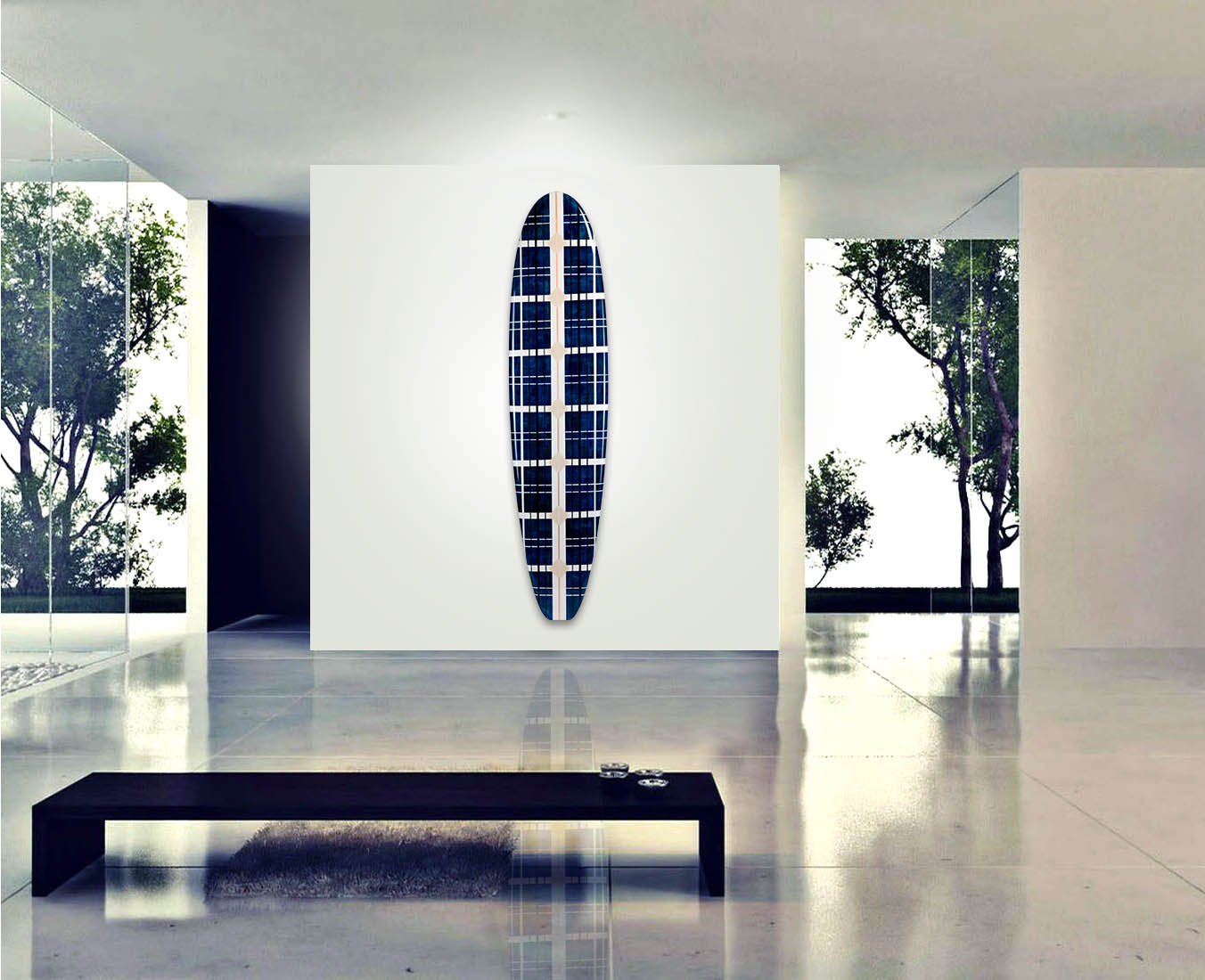 Solar Panel Surfboard